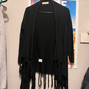Black boho cardigan